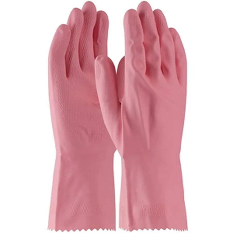 Flocklined Latex Gloves