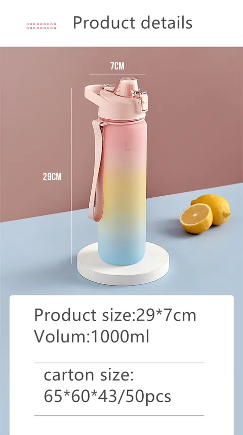 Plastic sport water bottle — Plastic Water Bottle from Ami Houseware photo 3