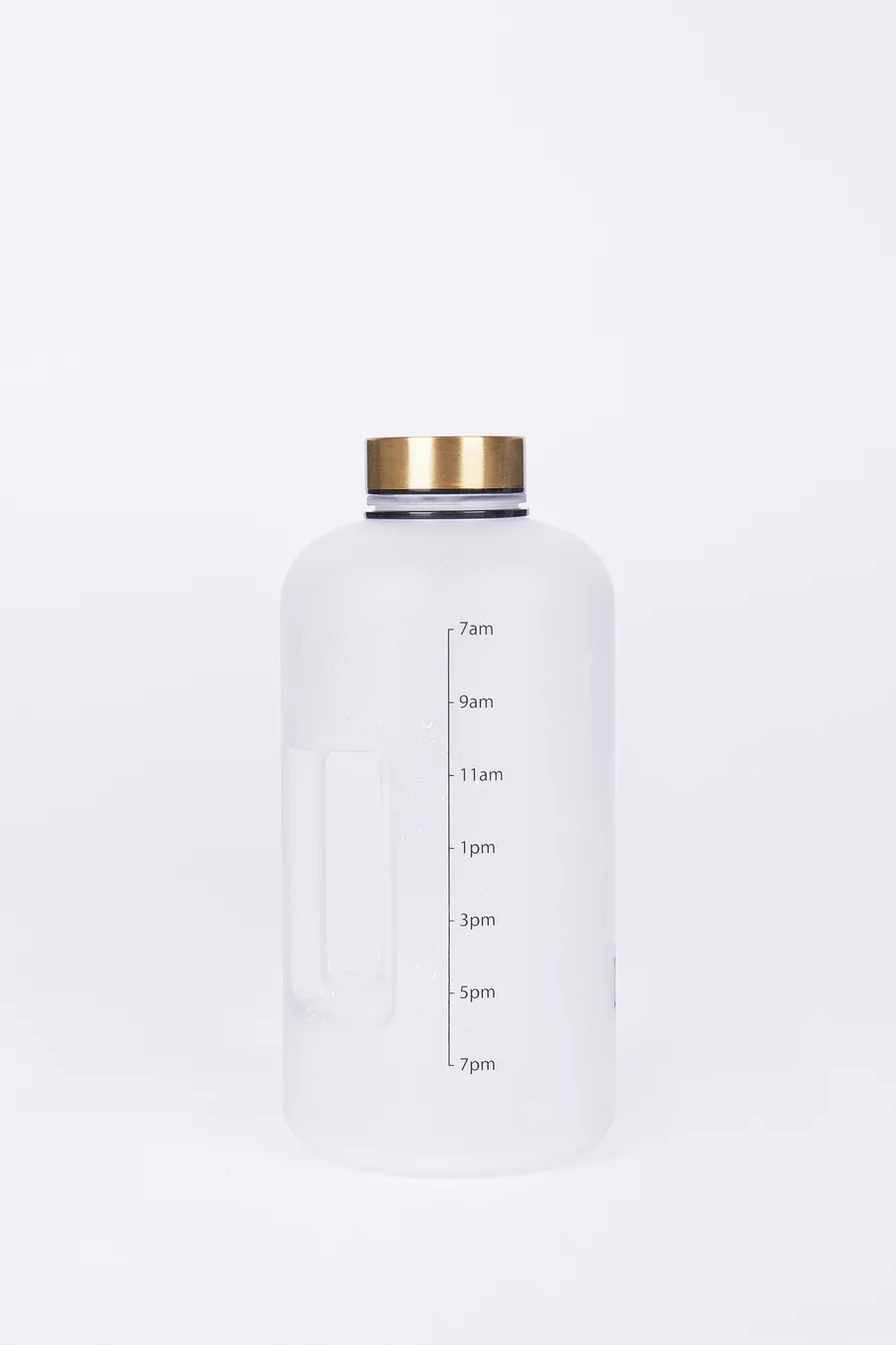 Half Gallon Water Bottle with Time Marker — Motivational Water Bottle from Ami Houseware