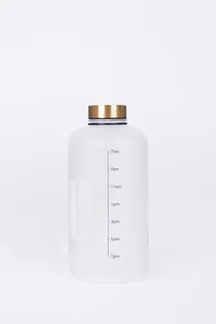 Half Gallon Water Bottle with Time Marker — Motivational Water Bottle from Ami Houseware photo 1
