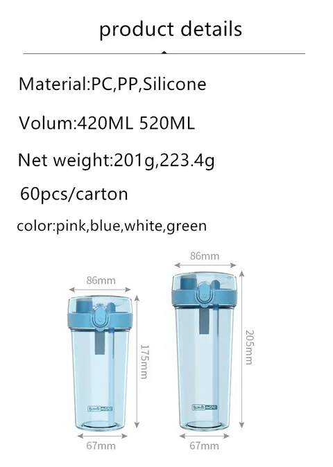 Dual Purpose bottle — Shaker Bottle from Ami Houseware photo 8