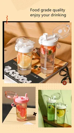 Dual Purpose bottle — Shaker Bottle from Ami Houseware photo 6