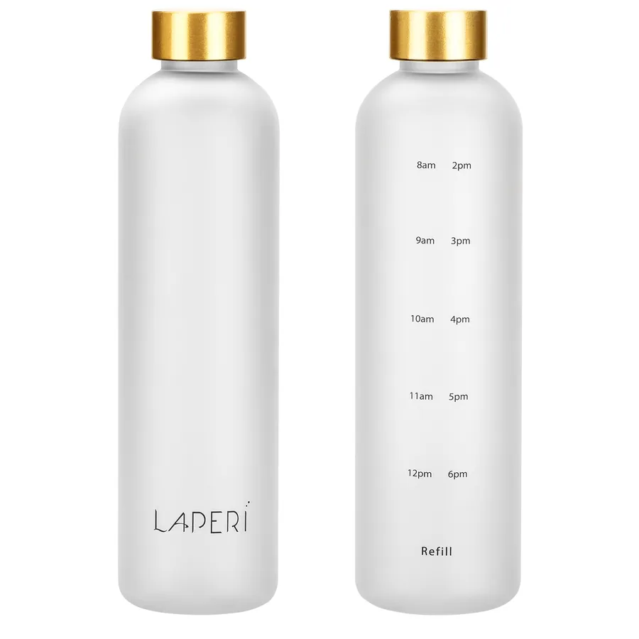 32oz Tritan BPA Free Water Bottle with time marker — Plastic Water Bottle from Ami Houseware