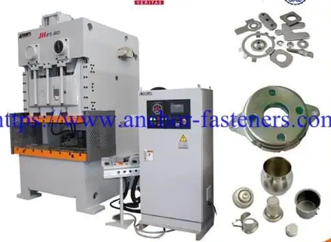 Toggle anchor wing nuts progressive stamping machine — detail 2