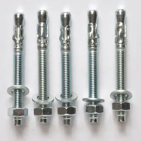 Carbon steel zinc plated concrete two clips wedge anchors — detail 1