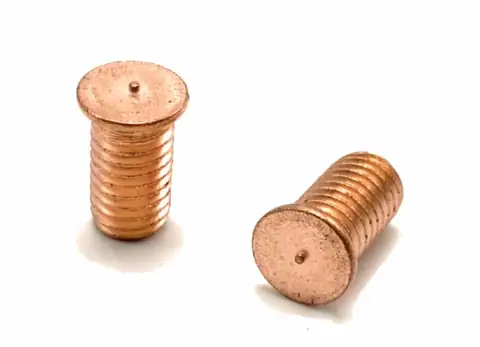 Brass welding rivets with welding tip high speed forming machine — detail 3