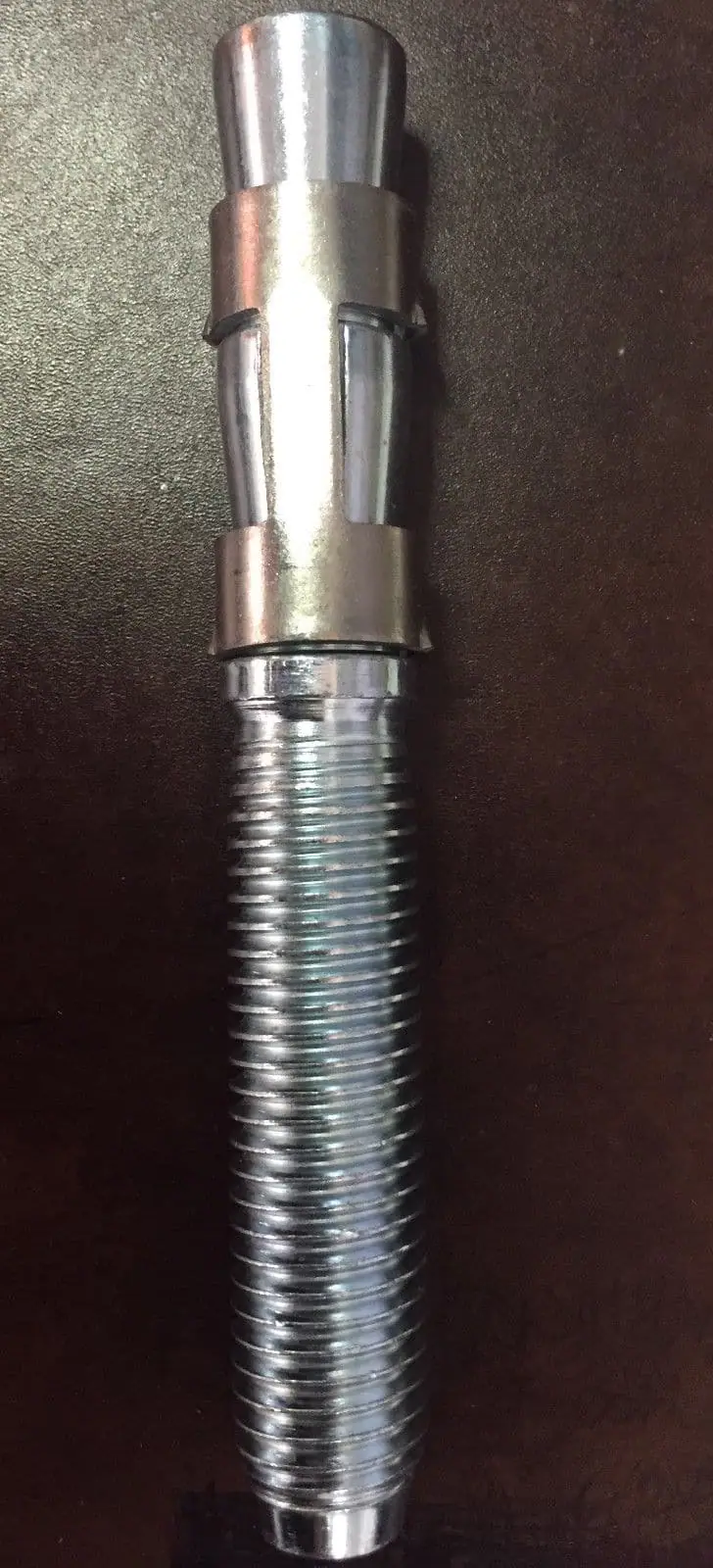 Carbon steel zinc plated concrete two clips wedge anchors