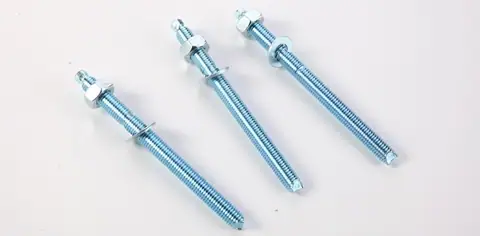 Hex Head Steel Zinc Plated Chemical Anchor Stud Bolts — detail 2