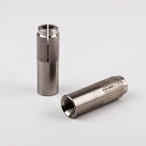 Stainless steel drop in anchors and cut anchors