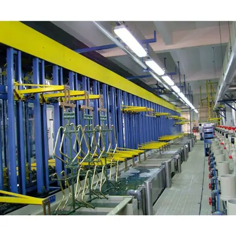 Automatic Rotary Vertical Plating Production Line(copper, nickel, chrome)