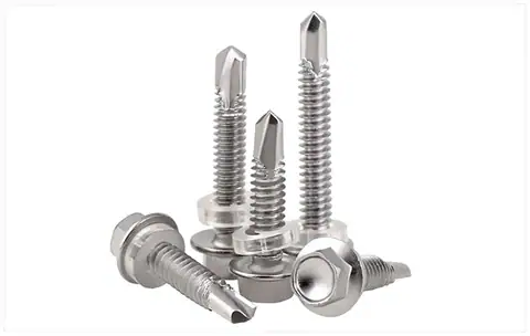 Hex flange swallowtail self tapping screw making machine — detail 2