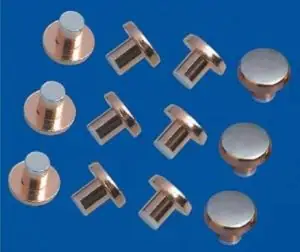 ABM-5 Bi-metallic contact rivets cold heading machine — detail 1