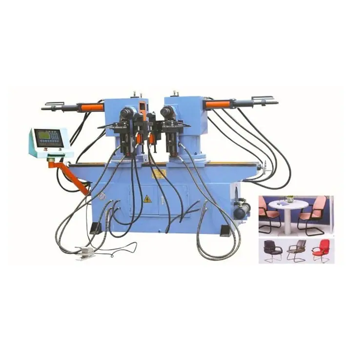 ASW38A Hydraulic Double Head Rotary Draw Pipe Bending Machine