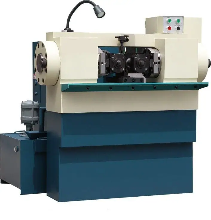 Air valve cock hollow parts three roller wheels automatic hydraulic thread rolling machine