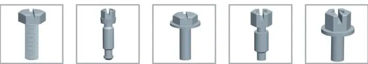 High speed screw head groove slotting machine sample2