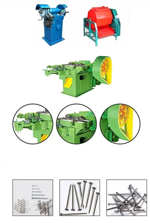 Aluminum blind rivets nail high speed forming machine — detail 1