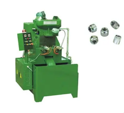 Round Nuts Two Spindles Full Automatic Nut Thread Tappering Machine