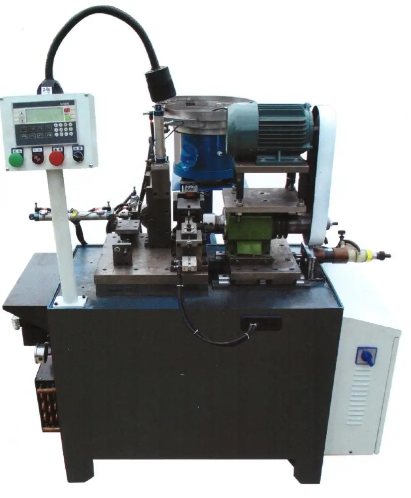 Single side automatic special fasteners chamfering machine lathe