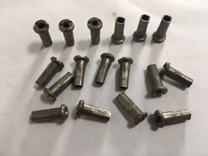 Sample of Wheel hub connect rivet nut making machine