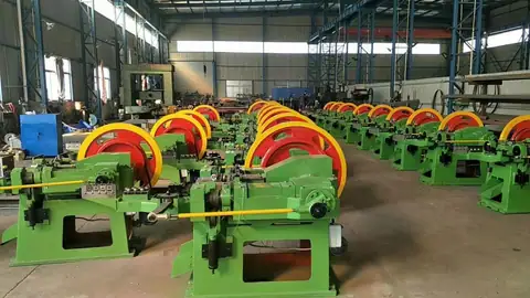 Iron steel nails high speed making machine