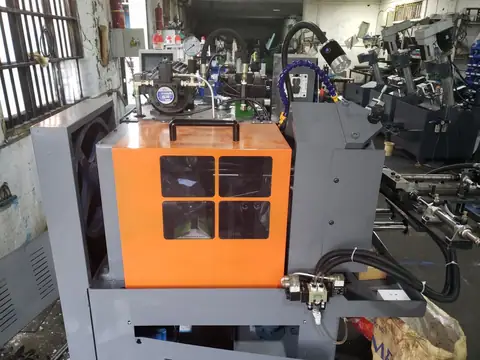 Automatic feeding components three shafts hydraulic knurling rolling machine
