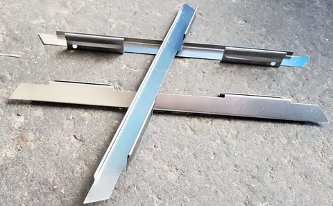 Sheet metal strip bending forming boring stamping die