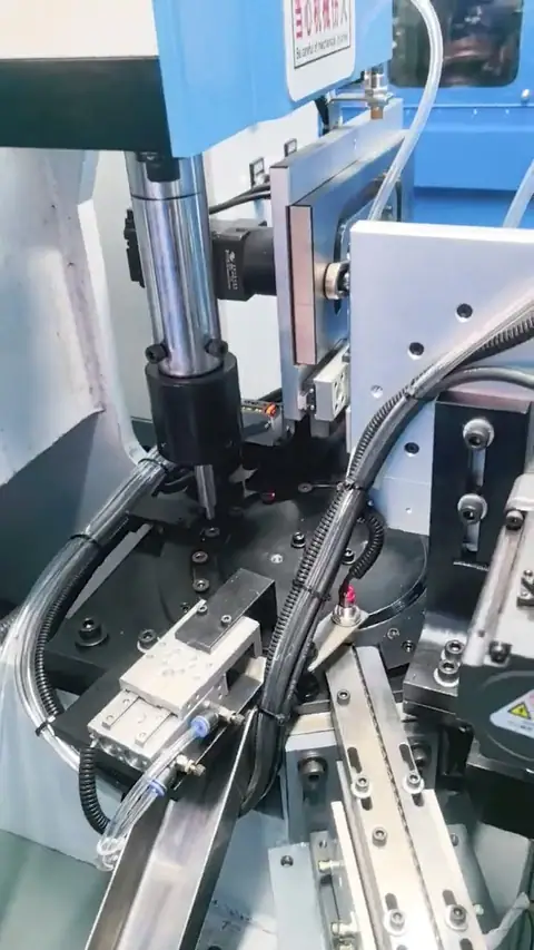 Two washers crimped nut crimping machine