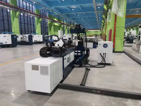 10-20mm fully automatic copper rod processing machine with bending, flattening, cutting and punching