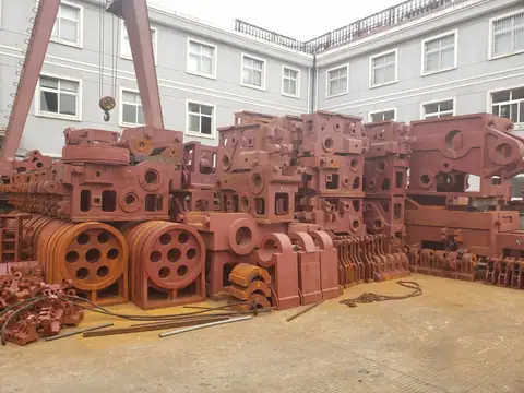 Fastener cold heading machine castings natural aging stress relief