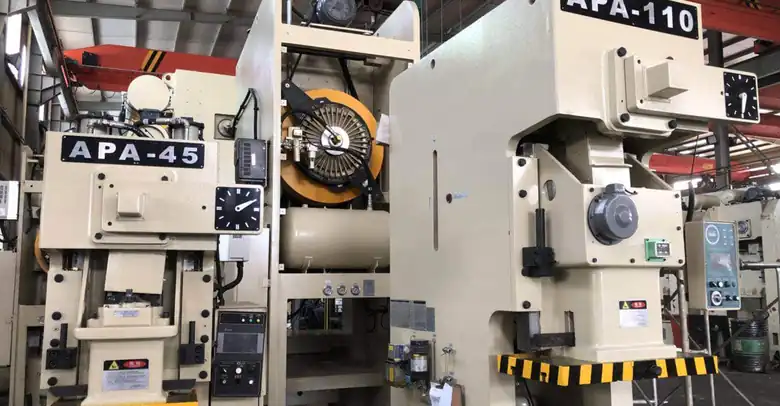 Sheet metal stamping machinery