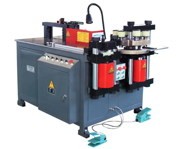 Three Station Multi Functions Bus Bar Making Machine manufactured by Ningbo Anchors Precision Machinery Co., Ltd.