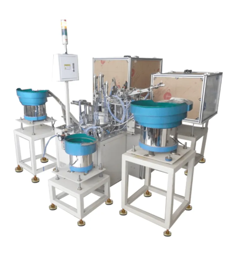 Windows Metal Frame Anchor Automatic Assemble Machine manufactured by Ningbo Anchors Precision Machinery Co., Ltd.