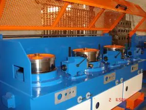 Straight Line Type Wire Drawing Machine manufactured by Anchors Machinery