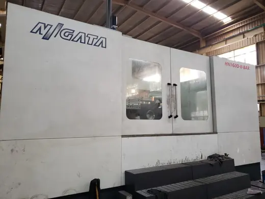 Large horizontal machining centre in the main bay at the Anchors Machinery works in Ningbo China