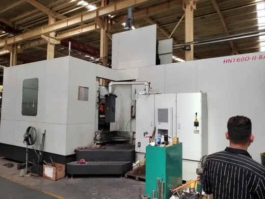 Machining and assembly facilities at the Anchors Machinery workshop in Ningbo, China