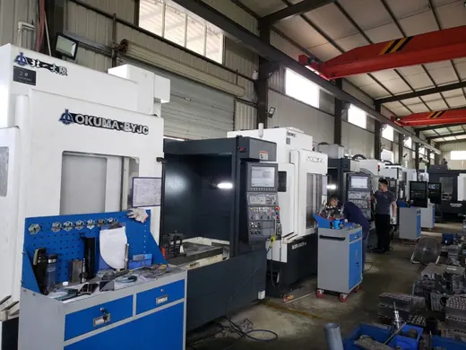Machining and assembly facilities at the Anchors Machinery workshop in Ningbo, China
