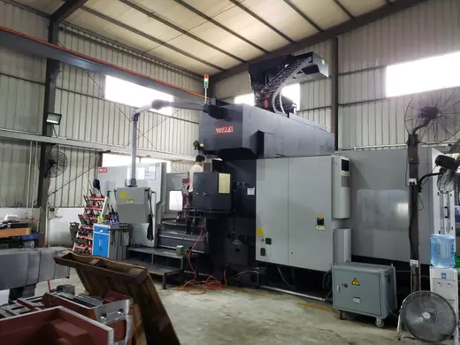 Machining and assembly facilities at the Anchors Machinery workshop in Ningbo, China