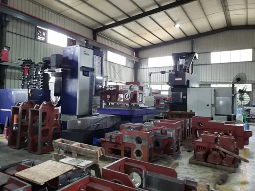 Machining and assembly facilities at the Anchors Machinery workshop in Ningbo, China