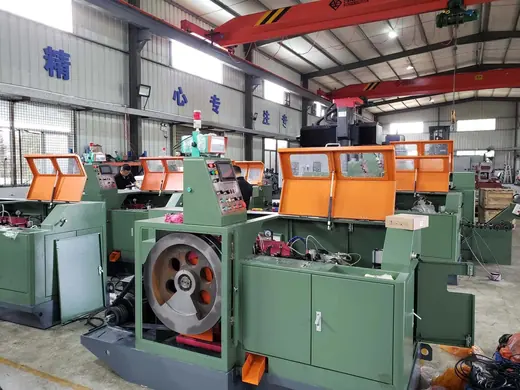 Four Stations Bolt Forging Machine manufactured by Anchors Machinery