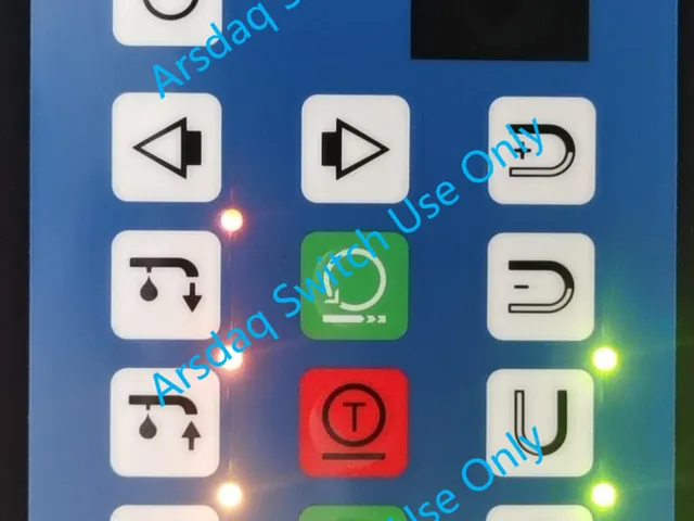 带LED灯薄膜开关