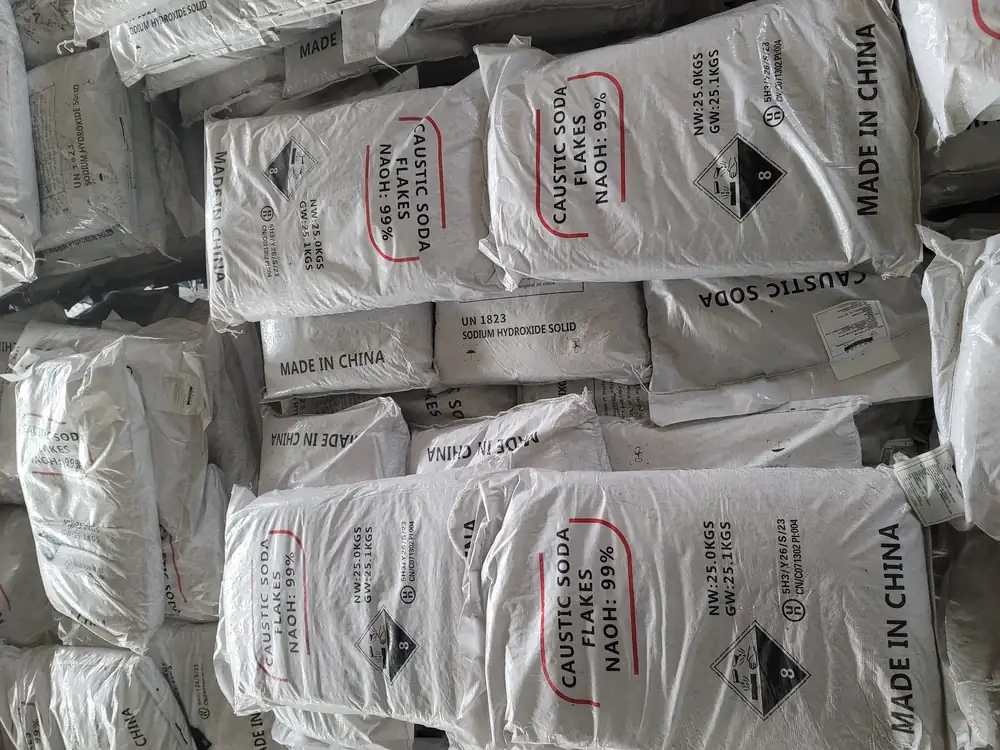 Caustic soda used in water treatment