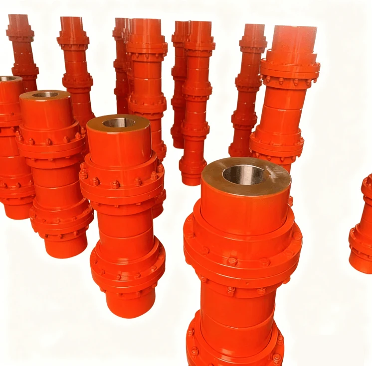Heavy duty universal joint for metallurgical drive trains