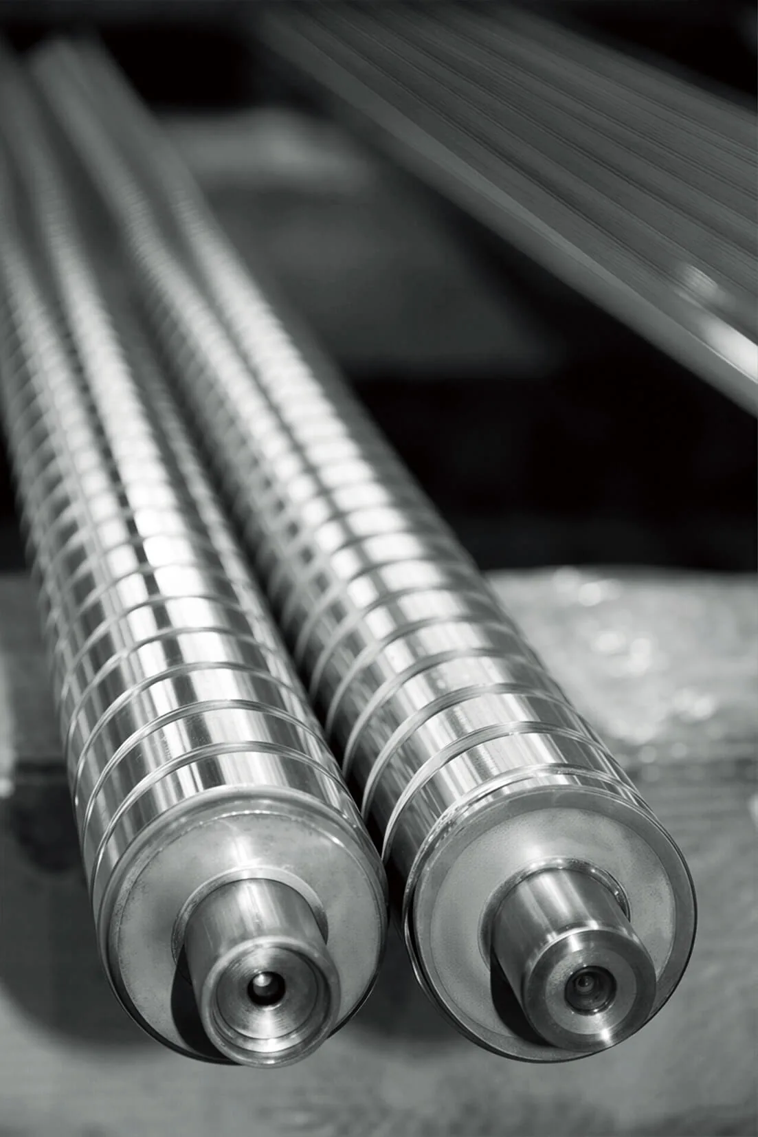Intermediate rolls for tension leveller in GCr15 alloy steel