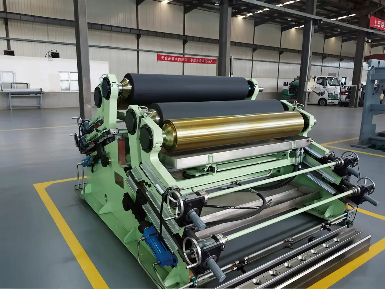 Passivation roll coater for color coating lines