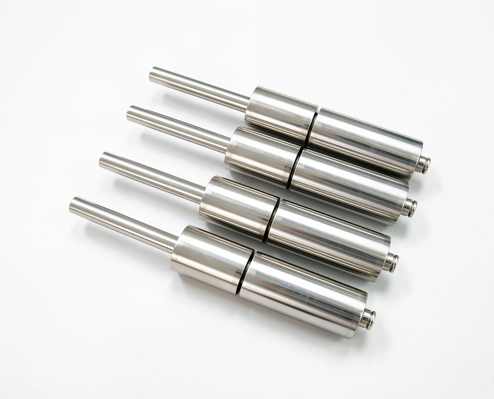 Back up rolls for leveling machines after precision grinding