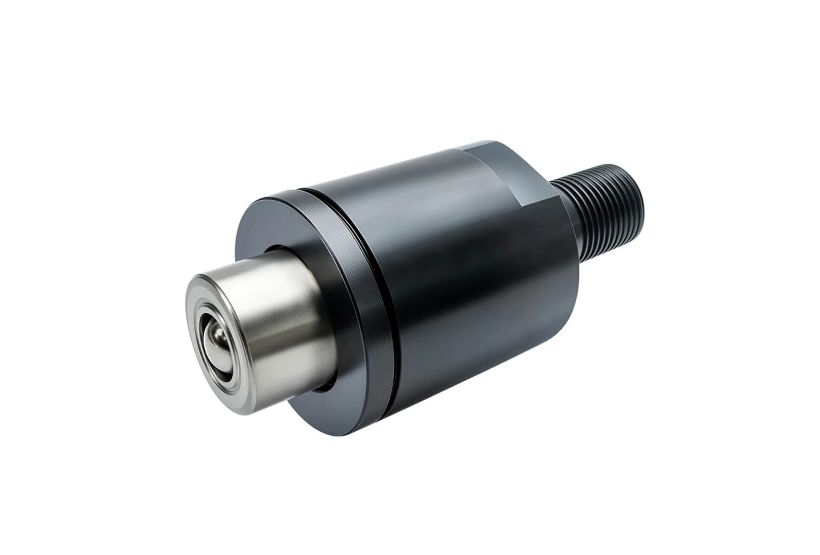 Roll end support with ceramic bead head