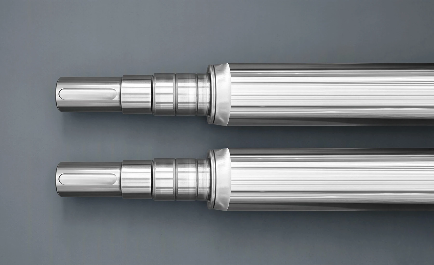 High precision straightening roll with ground surface