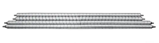 Intermediate roll set prepared for a leveller cassette
