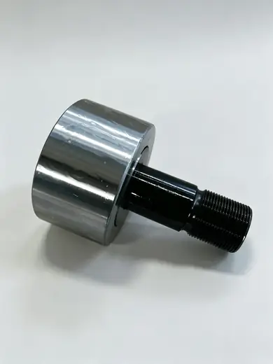 Bolt type cylindrical roller bearing for track running