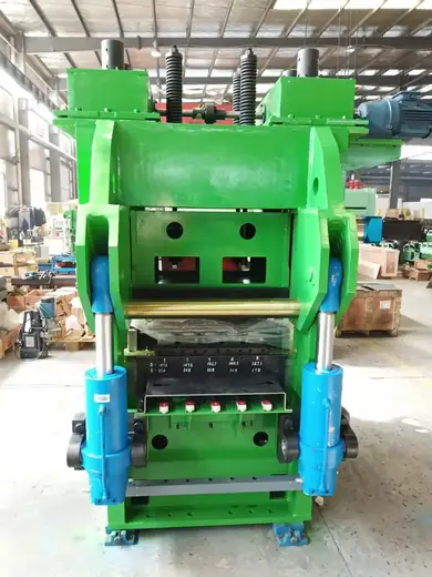 Copper strip leveler installation
